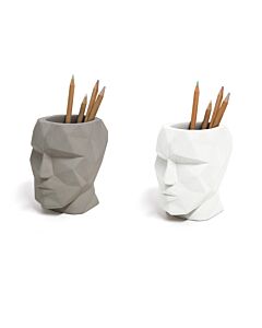 Cement Head Pen Pots
