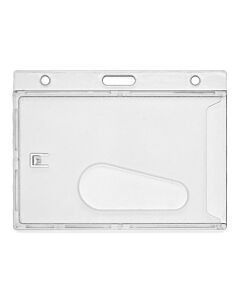 Clear Enclosed Rigid ID Card Holder