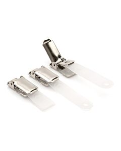 Pack of 100 ID Locking Badge Clips