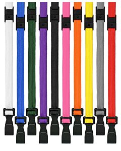 Lanyards with a plastic clip